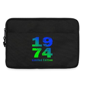 Birthday born in 1974 limited edition - Laptop bag 13" - black - Front