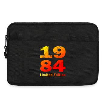 Anniversaire né en 1984 édition limitée - Sacoche pour ordinateur portable 13 pouces - noir - Devant