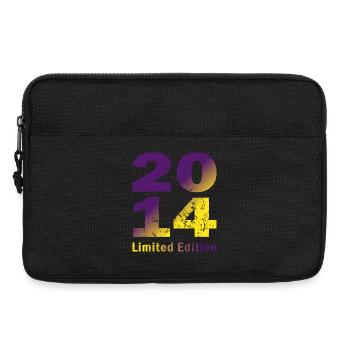Geburtstag, geboren in 2010 limited edition - Laptoptasche 13" - Schwarz - Vorne