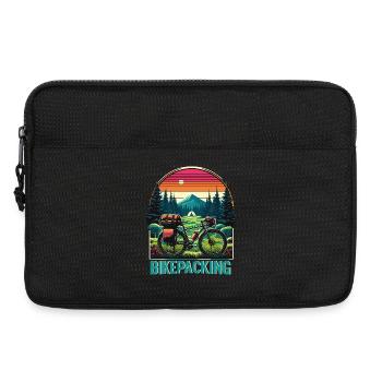 Sentier du Coucher de Soleil pour le Bikepacking - Sacoche pour ordinateur portable 13 pouces - noir - Devant