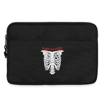 Punx n’est pas mort - Sacoche pour ordinateur portable 13 pouces - noir - Devant