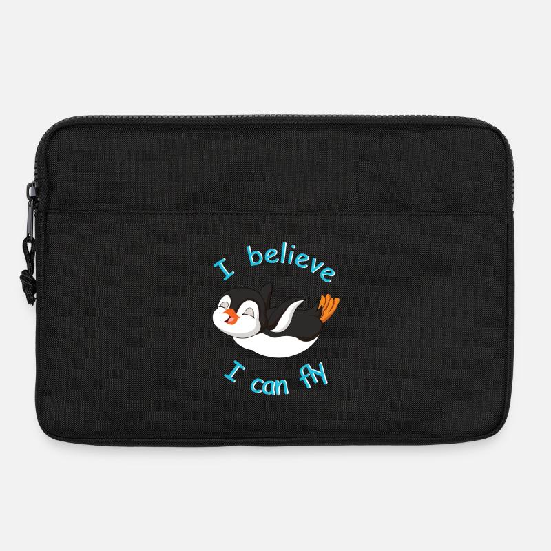 I BELIEVE I CAN FLY PINGUIN - Laptoptasche 13" - Schwarz