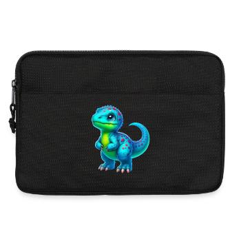 Dinosaure - Sacoche pour ordinateur portable 13 pouces - noir - Devant