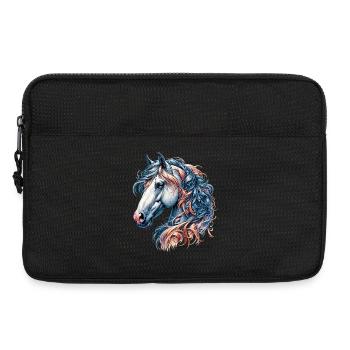 Pferd - Laptoptasche 13" - Schwarz - Vorne