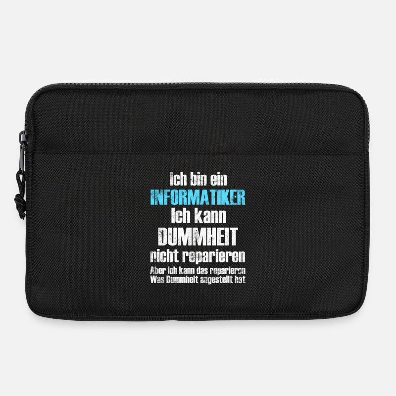 Informatiker Informatik - Laptoptasche 13" - Schwarz