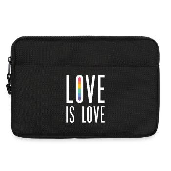 LGBT Pride Month - Liebe ist Liebe - Laptoptasche 13" - Schwarz - Vorne
