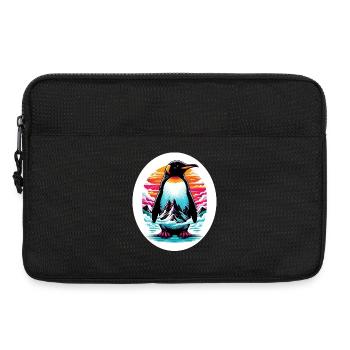 Pingouin - Sacoche pour ordinateur portable 13 pouces - noir - Devant