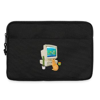 90er Jahre PC Fishbowl - Laptoptasche 13" - Schwarz - Vorne