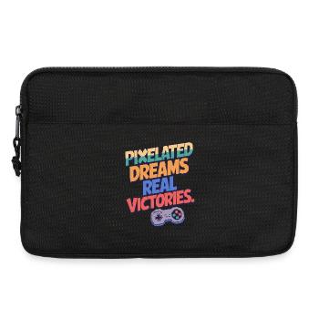 PIXELIGE TRÄUME, ECHTE SIEGE - Laptoptasche 13" - Schwarz - Vorne