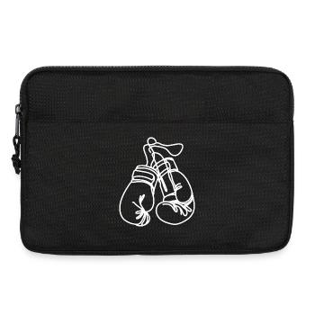 Boxing Gloves Drawing - Laptop bag 13" - black - Front