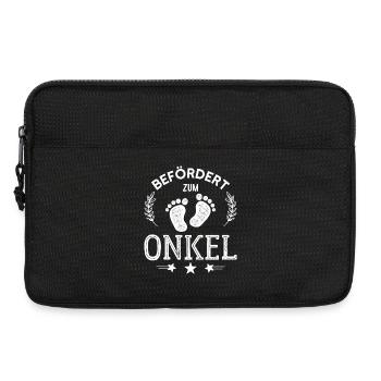 Befördert zum Onkel Stolzer Onkel - Laptoptasche 13" - Schwarz - Vorne
