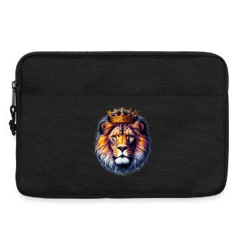 Lion - Laptop bag 13" - black - Front