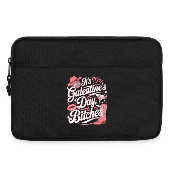 Fête amusante pour la Saint-Valentin - Sacoche pour ordinateur portable 13 pouces - noir - Devant