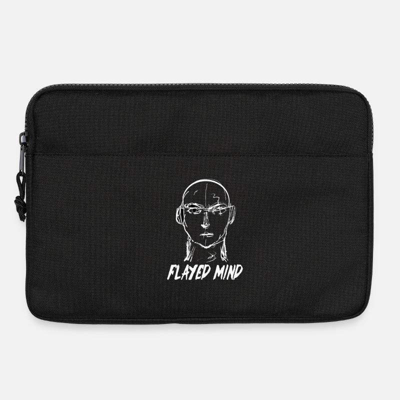Flayed Mind White - Laptop bag 13" - black