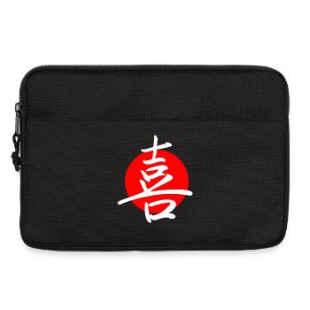 Joy (dark) - Laptop bag 13" - black - Front