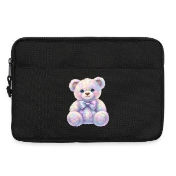Coquette Ours Pailleté 🧸 - Sacoche pour ordinateur portable 13 pouces - noir - Devant