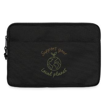 Support Your Local Planet – Eco-Style - Laptop bag 13" - black - Front