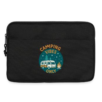 Camping Vibes Only - Leisure Design - Laptop bag 13" - black - Front