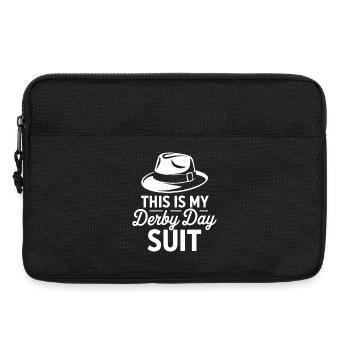 Derby Day Classic Suit Design - Laptop bag 13" - black - Front