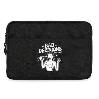 Schlechte Entscheidungen Täglich Retro Pinup - Laptoptasche 13" - Schwarz - Vorne