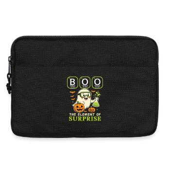 Buh: Das Überraschungsmoment – Funny STEM Halloween - Laptoptasche 13" - Schwarz - Vorne