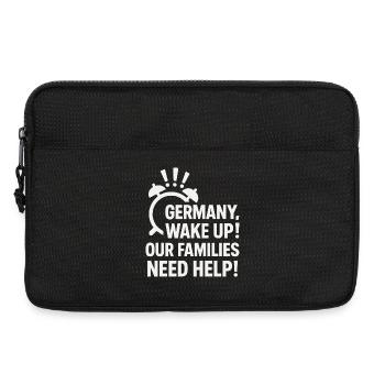 Germany, wake up ! - Laptop bag 13" - black - Front