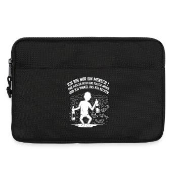Ich Pinkel ins Koi Becken - Laptoptasche 13" - Schwarz - Vorne