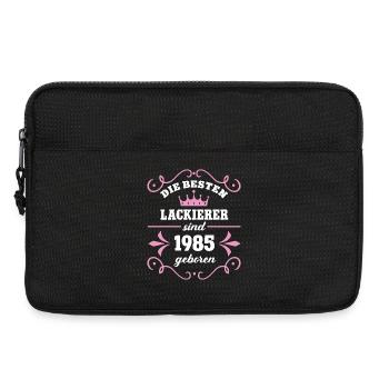 Painter Birthday 1985 Vintage Painter Born - Laptop bag 13" - black - Front