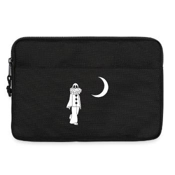 In the light of the moon - Laptop bag 13" - black - Front