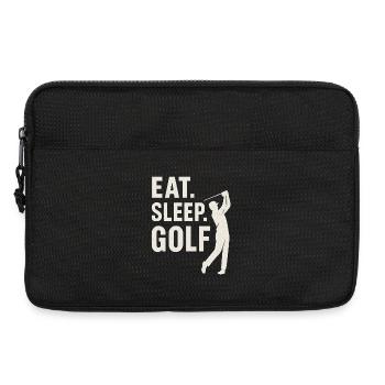 Eat Sleep Golf - Laptoptasche 13" - Schwarz - Vorne