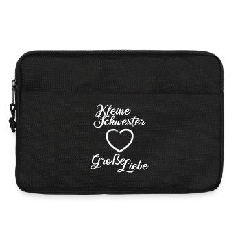 Petite sœur Grand Amour - Sacoche pour ordinateur portable 13 pouces - noir - Devant