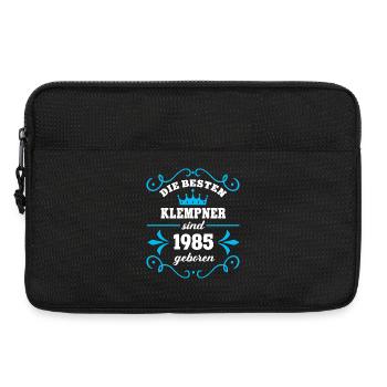Birthday 1985 Plumber Colleague Plumbing Geb - Laptop bag 13" - black - Front