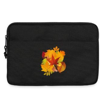 Feuilles d’automne - Sacoche pour ordinateur portable 13 pouces - noir - Devant