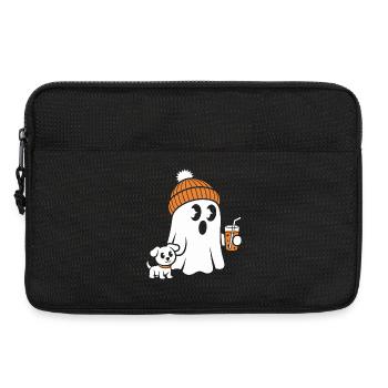 Fantôme douillet avec bonnet - Sacoche pour ordinateur portable 13 pouces - noir - Devant