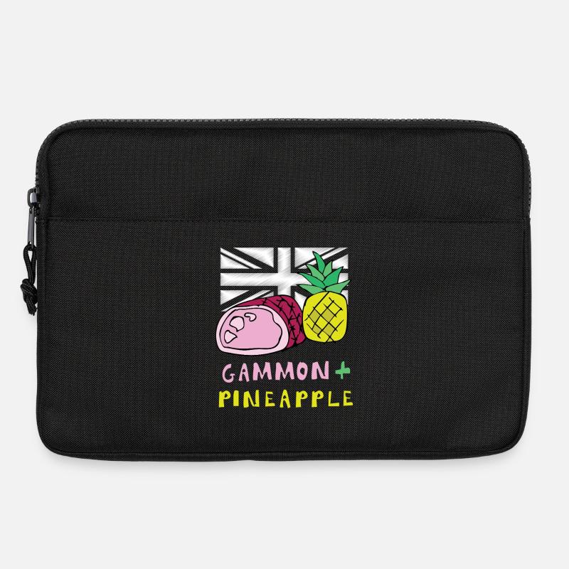 Gammon Pineapple Pop Art Tee - Laptop bag 13" - black
