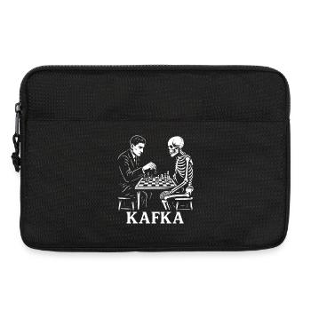 Kafka Skeleton Chess Duel - Laptop bag 13" - black - Front