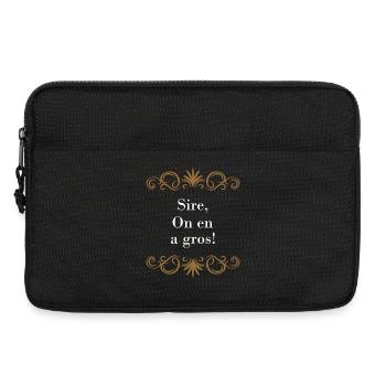 Lustiges Zitat Perceval - Laptoptasche 13" - Schwarz - Vorne
