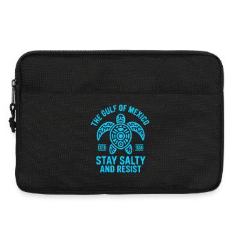 Gulf of Mexico Turtle Vintage Badge - Laptop bag 13" - black - Front