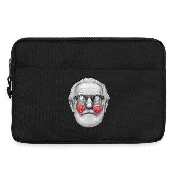 GRANDPA CYBER - geek & scifi - Laptop bag 13" - black - Front