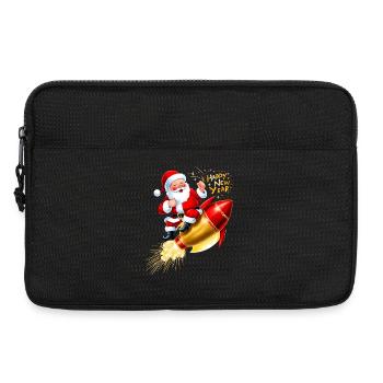 Bonne année Réveillon du Nouvel An Feux d’artifice Rocket - Sacoche pour ordinateur portable 13 pouces - noir - Devant
