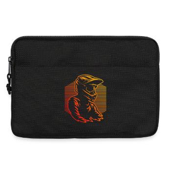 Motocross motif with recognition value - Laptop bag 13" - black - Front