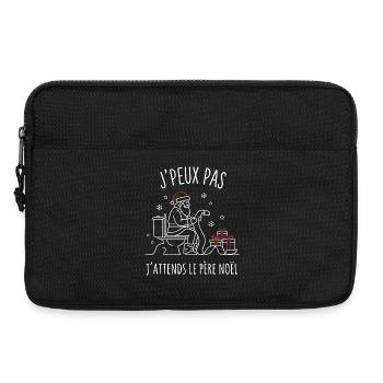 Joyeux Noël 2025 Humour Père Noël Original - Laptoptasche 13" - Schwarz - Vorne