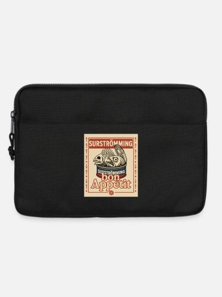 Surströmming Mutprobe Challenge - Laptoptasche 13" - Schwarz