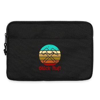 Glück Auf! - Ruhrpott - Zeche - Zollverein - Laptoptasche 13" - Schwarz - Vorne