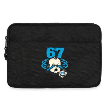 67 Six Seven - Gen Z - Sacoche pour ordinateur portable 13 pouces - noir - Devant