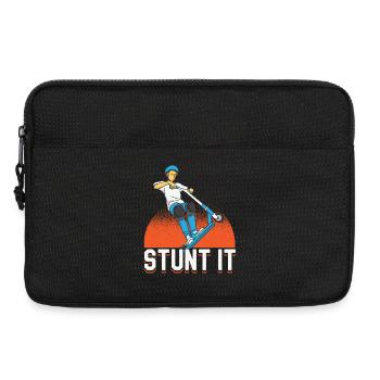 Stunt It Scooter Trick Rider Design - Laptop bag 13" - black - Front