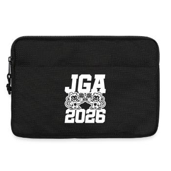 Jga 2026 Bachelor Party Monkeys - Laptop bag 13" - black - Front