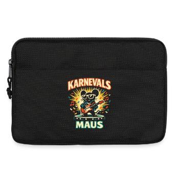 Karneval Mouse Rock Köln Geschenk Süß - Laptoptasche 13" - Schwarz - Vorne