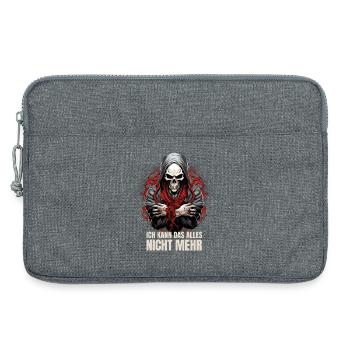 Je ne peux plus faire tout ça - Sacoche pour ordinateur portable 13 pouces - gris chiné - Devant
