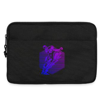 Handball Liebe zum Anziehen fuer Frauen - Laptoptasche 13" - Schwarz - Vorne